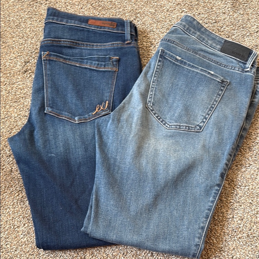 Express Jeans Legging Low & Midrise Blue Denim Jeans Sz 12